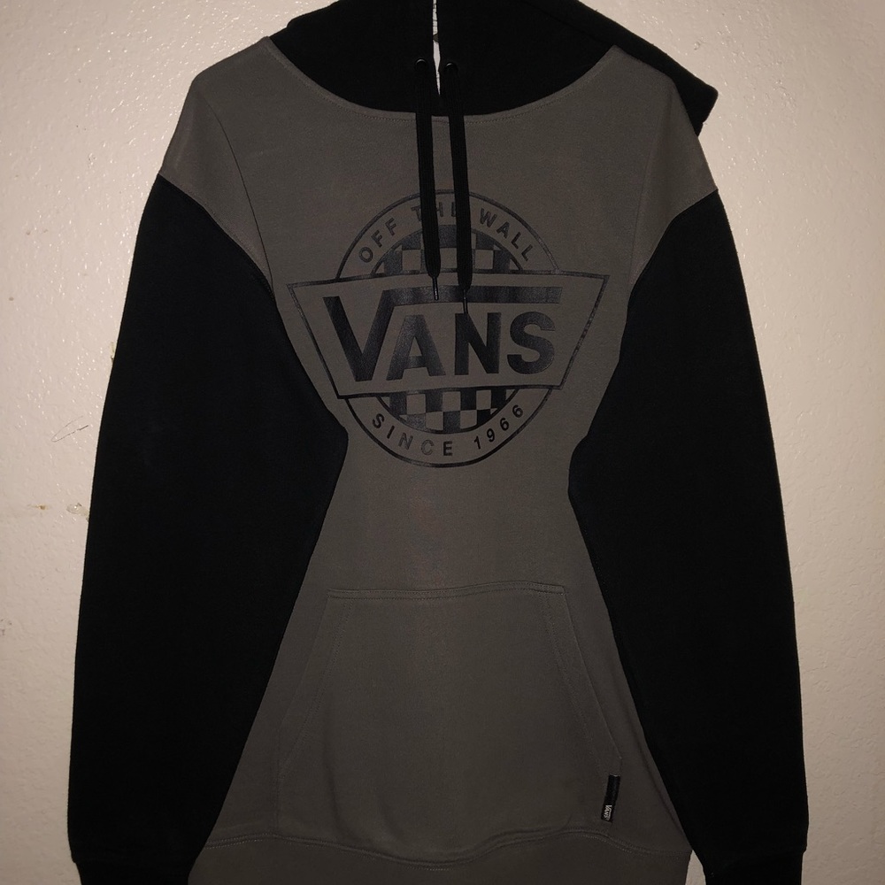 Vans Carol Grey and Black Hoodie